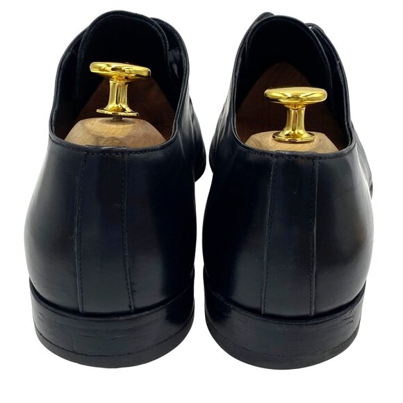 Italy To Boot Adam Derrick mens size 10 black leather classic oxford dress shoes main image 7